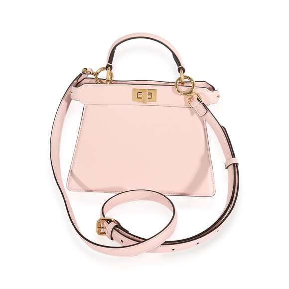 Fendi Pink Padded Nappa Leather Peekaboo ISeeU Petite - Picture 3 of 8